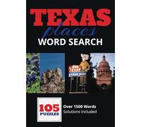 Texas Places Word Search Puzzle Book: A Journey Through Every County, City, Town, and Village in the Lone Star State