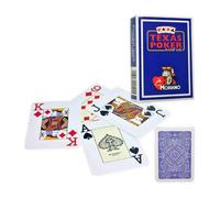 Texas Poker Hold Em Blue Color Playing Cards Modiano Jumbo Index Poker Size
