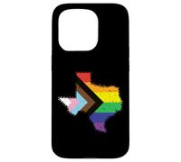 Texas Pride Gay Lesbian Queer LGBT Rainbow Flag LGBTQA+ Case for iPhone 15 Pro