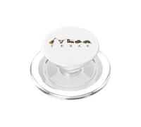 Texas Pride State Graphics Guitar Cow Hat Armadillo Graphic PopSockets PopGrip for MagSafe