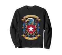 Texas Proud And Free Eagle Lone Star Vintage Sign Art Sweatshirt