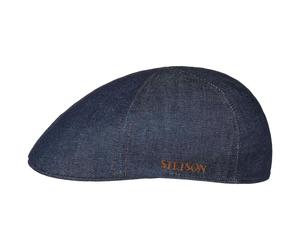 Texas Pure Denim Sustainable Flat Cap by Stetson