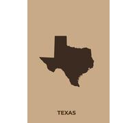 TEXAS RANGER - Premium Lined Journal | 6" x 9" | Soft Cover | 120+ Pages - Bold State-Inspired Design: A High-Quality State Notebook - Ideal for School, Work, or Everyday Notes