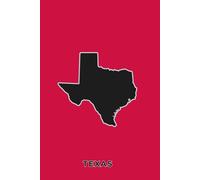 TEXAS RED AND BLACK - Premium Lined Journal | 6" x 9" | Soft Cover | 120+ Pages - Bold State-Inspired Design: A High-Quality State Notebook - Ideal for School, Work, or Everyday Notes