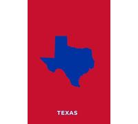 TEXAS RED AND ROYAL BLUE - Premium Lined Journal | 6" x 9" | Soft Cover | 120+ Pages - Bold State-Inspired Design: A High-Quality State Notebook - Ideal for School, Work, or Everyday Notes