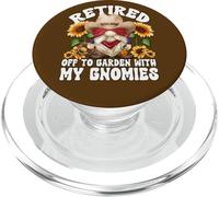 Texas Retirement Gnome Dad For Cowboy Lover Retired Grandpa PopSockets PopGrip for MagSafe