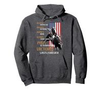 Texas Rider America Western Bull Riding for Men Pullover Hoodie