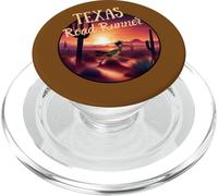 Texas Road Runner Cactus Sunset in the Desert Bird Lover PopSockets PopGrip for MagSafe