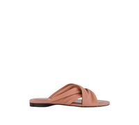 Texas Rose Flat Sandals in Nappa Leather- female- Paris Texas- Sliders- Pink- 3 UK- Shoes 3 UK