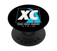 Texas Running Art Vintage XC Outdoor Runner Souvenir PopSockets Adhesive PopGrip