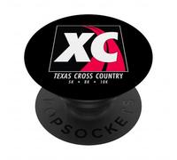 Texas Running Art Vintage XC Outdoor Runner Souvenir PopSockets Adhesive PopGrip