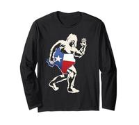 Texas Shirt Bigfoot Texas Proud Sasquatch Long Sleeve T-Shirt
