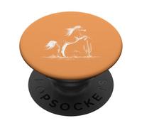 Texas Star Rearing Horse Desert PopSockets Adhesive PopGrip