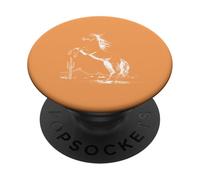Texas Star Rearing Horse Desert PopSockets Adhesive PopGrip