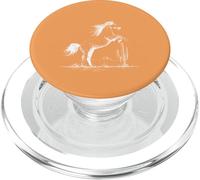 Texas Star Rearing Horse Desert PopSockets PopGrip for MagSafe