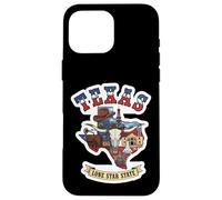 Texas State Cowboy Culture Southern Style Heritage Case for iPhone 16 Pro Max