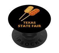Texas State Fair Corn Dogs County Fair Corn Dog PopSockets Swappable PopGrip