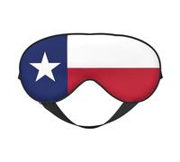 Texas State Flag Double Sided Sleep Mask Soft Comfortable Light Blocking Eye Cover for Night Rest