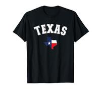 Texas State Flag Graphic with Bold Lone Star Pride Text T-Shirt