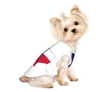 Texas State Flag Map print Dog Clothes T Shirts for Small Dogs Breathable Puppy Kitten Dog Shirts for Pet Dogs Cats