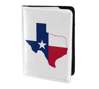 Texas State Flag Map Printing Passport Holder, Travel Essentials,Card And Passport Anti Theft Wallet,Sized To Fit All Standard Passports