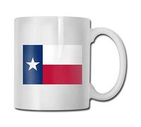 Texas State Flag Personalized White Coffee Mug Tea Cup Gifts T Mothers Day Gifts, Father's Day Gifts, Christmas Gifts, Grandma Grandpa Gifts