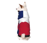 Texas State Flag Print Dog Hoodie Sweatshirt For Small Dogs, Warm, Soft And Breathable Pet Clothes, Easy To Wear Jumper For Winter And Fall Warm
