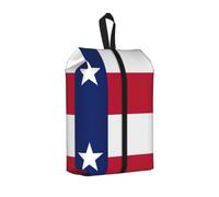 Texas State Flag Print Durable Travel Shoe Bags for Storage and Packing, Water-Proof Shoe Bag with Smooth Zipper