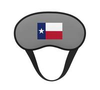 Texas State Flag Print Eye Mask for Sleeping Light Blocking Nap for Travel Yoga Camping Night Rest
