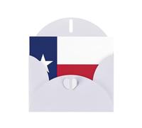 Texas State Flag Print Greeting card Blank card with envelope,Unique Designs for Festivals Invitations