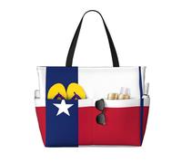 Texas State Flag Print Large Capacity Travel Bag For Women Beach Tote Bags Duffle Bag,For Travel Gym Vacation