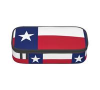 Texas State Flag Print Multi-Functional Pen Case,Perfect for Students, Professionals, and Travelers Alike