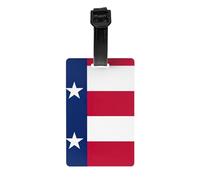 Texas State Flag Print Premium PVC Luggage Tag Reliable Suitcase ID Holder Hassle-Free Travel Essential Accessory Gift