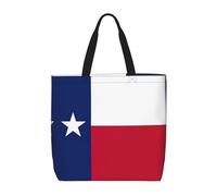 Texas State Flag Print Tote Bag For Women, Work Handbags, Large Capacity Casual Shoulder Handbags, For Travel Gym
