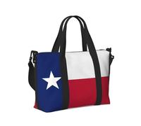 Texas State Flag Print Travel Hand Bag Women Lightweight Tote Foldable Daily Weekend Trips Gym Vacation