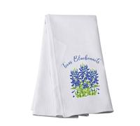 Texas State Flower Tea Towel Texas Bluebonnets Kitchen Towel Texas Bluebonnet Flower Gift Bluebonnet Lover Gift (Texas Bluebonnets TOWEL)