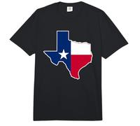 Texas State Map Texas Flag Map Comfort Colors Adult Heavyweight T-Shirt