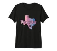 Texas State Outline Map USA America Premium T-Shirt