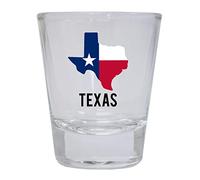 Texas State Shape Flag Lone-star Trendy Souvenir Round Shot Glass