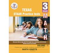 Texas State (STAAR) , 3rd Grade MATH Practice Tests ,Volume 1