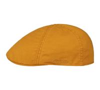Stetson Texas Cotton Flat Cap with UV Protection 40+ - Cotton Peaked Ivy Cap - Solid-Color Cap for Spring/Summer Terracotta L (58-59 cm)
