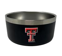 Texas Tech Red Raiders 32 Oz Stainless Steel Dog Food & Water Bowl - NCAA Officially Licensed