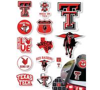 Texas Tech Stickers for Gift, Car, Water Bottle, Laptop, and Phone for Football Fans and University Graduates (Texas Tech Red Raiders)