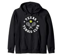 Texas Tennis Club Retro Emblem Zip Hoodie