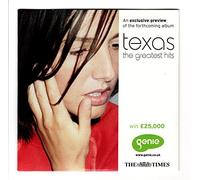 Texas - Texas CD - The Greatest Hits - Rare Promotional Issue By The The Sunday Times