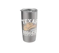 Texas Texas Where Bigger Really is Better Stainless Steel Insulated Tumbler
