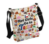 Texas Travel Gift Hot Girls Go to Texas Crossbody Bag Texas Lover Gift Texas Souvenir Gift Texas Welcome Gift for Her (TexasBag)