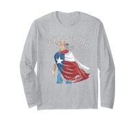 Texas Tshirt Distressed Flag Texan Pride Austin Long Sleeve T-Shirt