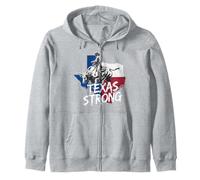 Texas Tshirt Distressed Flag Texan Pride Austin Zip Hoodie