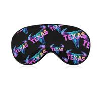 Texas Whimsy Bulls Blackout Sleep Mask for Side Sleeper Soft Covers for Travel Essentials Nap